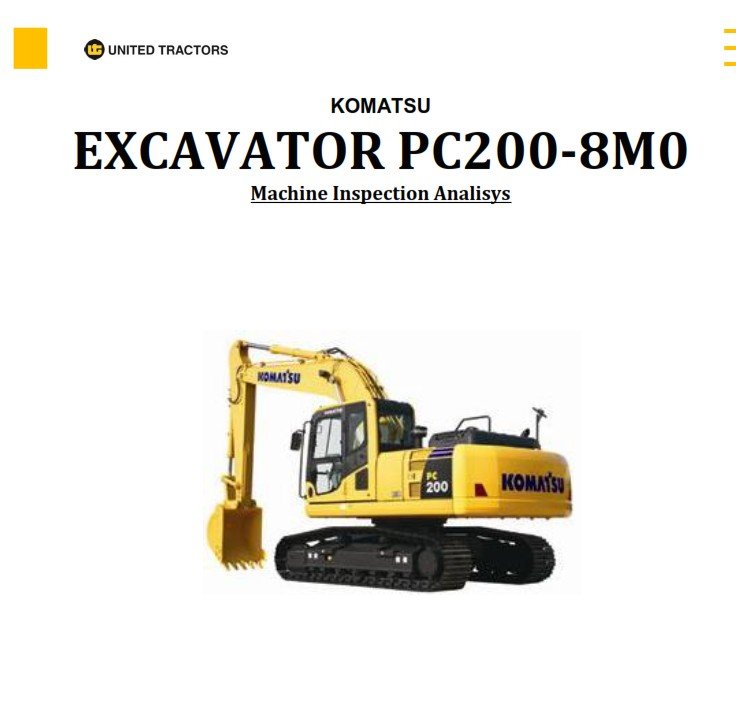 Basic Machine Inspection Small Excavator – PC200