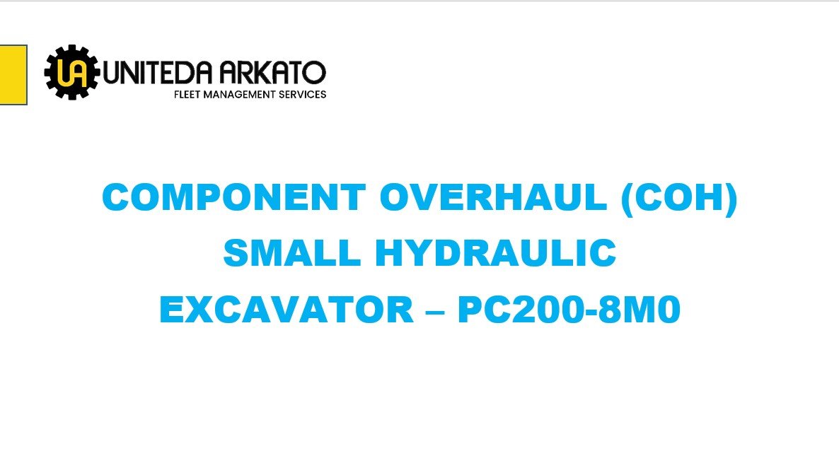 Component Overhaul Small Hydraulic Excavator